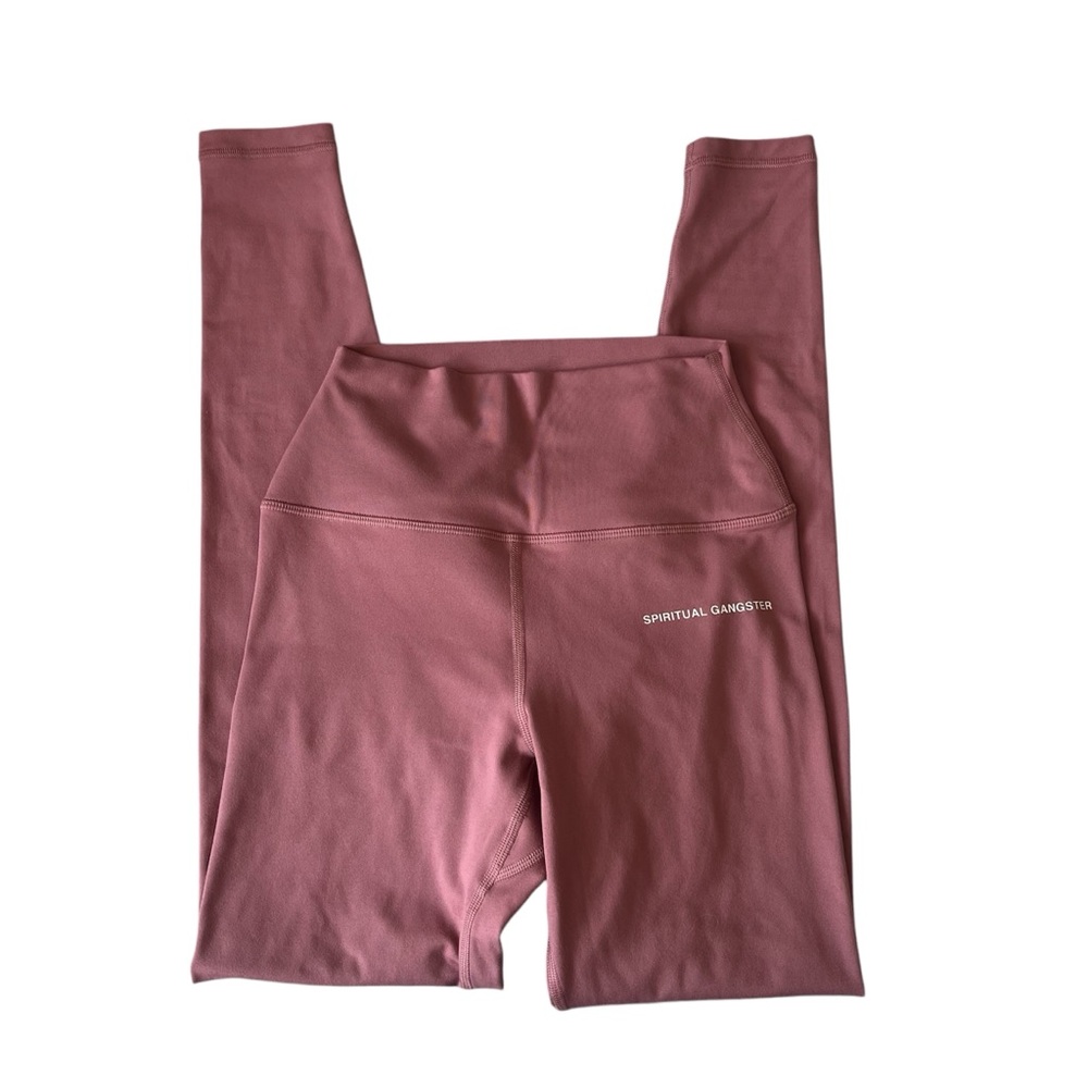 Spiritual Gangster Studio Intent Eco Jersey Legging, Size XS, in Cappuccino